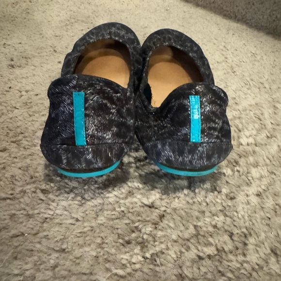 Tieks by Gavrieli Limited Edition Black Leopard Leather Flats Size 11 SOLD OUT - Picture 5 of 8